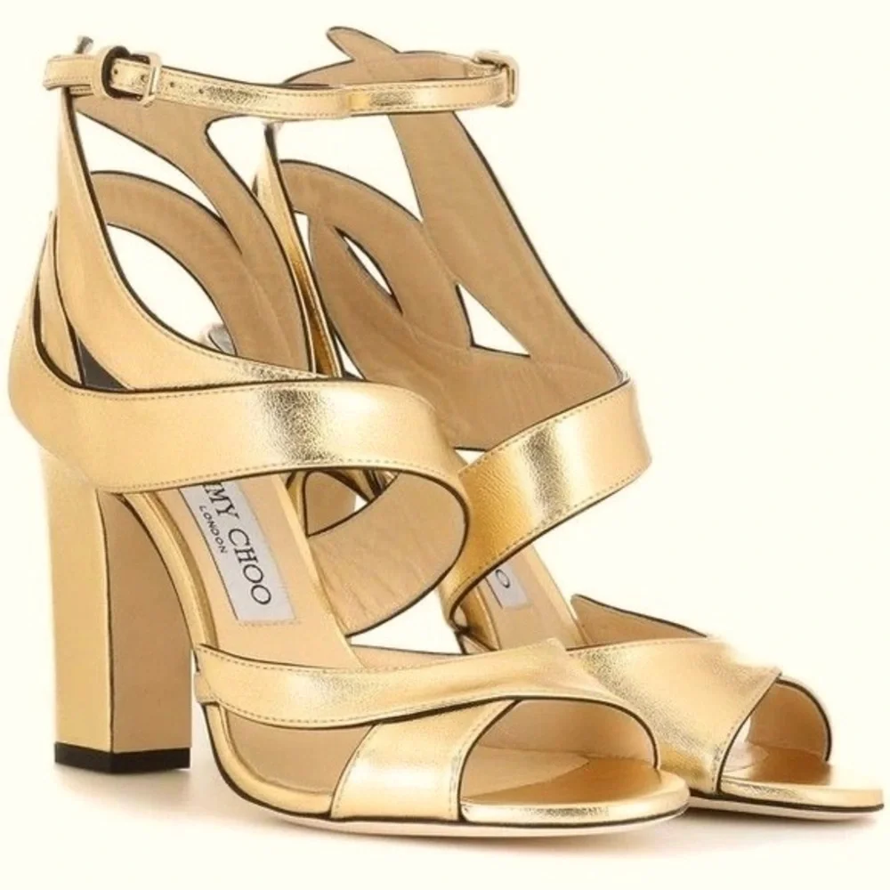 Jimmy Choo Falcon 100 sandals - Picture 1 of 5